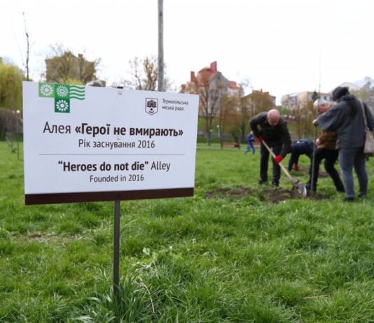 На Тернопольщине появилась Аллея Героев