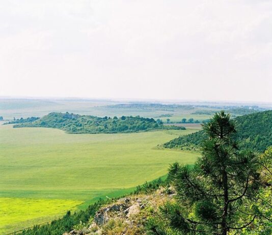 Скалы Франка на Тернопольщине и тропа к ним